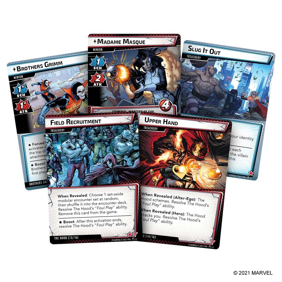Marvel Champions : The Card Game - The Hood Scenario Pack